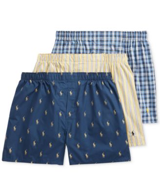 Polo Ralph Lauren - Men's 3-Pk. Classic Woven Cotton Boxers