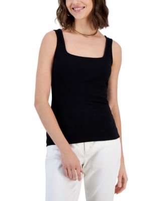 I.N.C. International Concepts - Square Neck Rib Tank