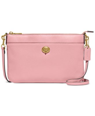 COACH - Polly Polished Pebble Leather Small Crossbody