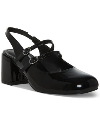 Madden Girl - Doll Block-Heel Slingback Mary Jane Pumps