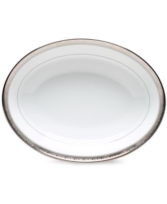 Noritake - "Crestwood Platinum" Oval Vegetable Dish, 32 oz.