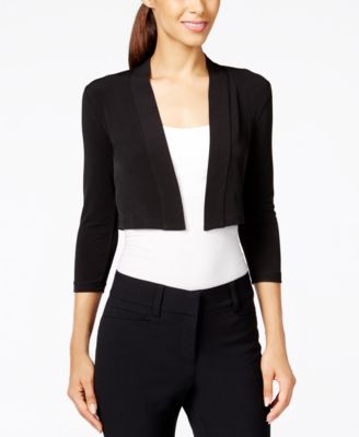 Calvin Klein - Three-Quarter Sleeve Bolero Cardigan