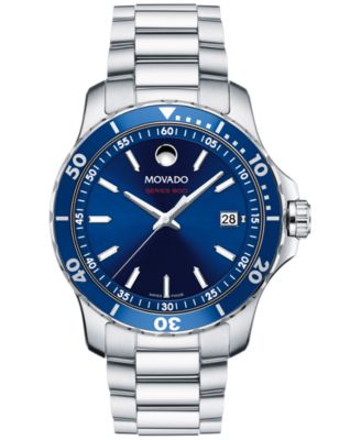 Movado - Men's Swiss Series 800 Stainless Steel Bracelet Watch 40mm 2600137