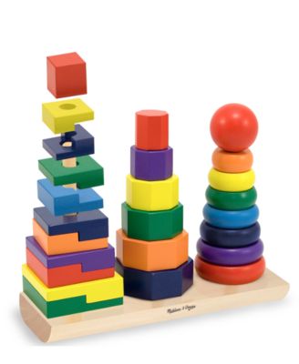 Melissa and Doug - Kids Toys, Geometric Stacker
