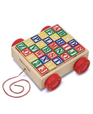 Melissa and Doug - Toy, Classic ABC Block Cart