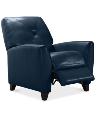 Furniture - Myia Leather Pushback Recliner, Only at Macy's