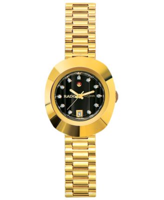 Rado - Watch, Women's Automatic Original Gold PVD Stainless Steel Bracelet R12416613