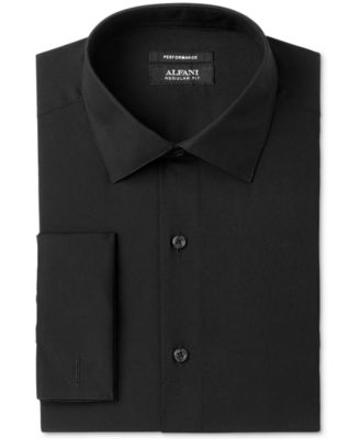 Alfani - Men's Slim-Fit Alfa Tech Solid French Cuff Dress Shirt