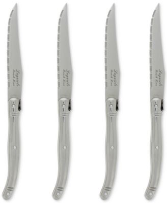 French Home - Laguiole Stainless Steel Steak Knives, Set of 4