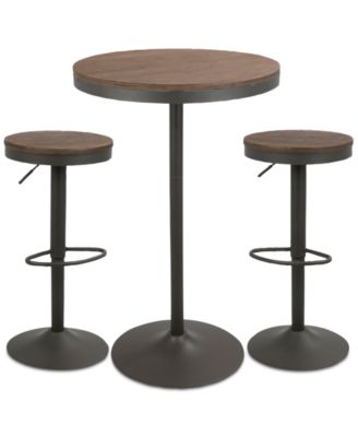 Lumisource - Dakota 3-Pc. Pub Set, Quick Ship