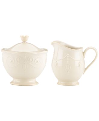Lenox - French Perle White Sugar and Creamer Set
