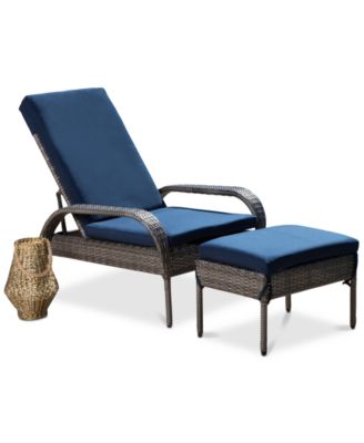 Abbyson Living - Suge 2-Pc. Outdoor Patio Set, Quick Ship