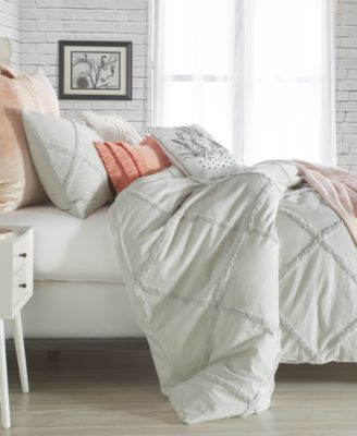 Peri Home - Chenille Lattice 3-Pc. King Comforter Set