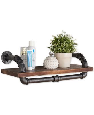 Armen Living - Isadore 24" Wall Shelf, Quick Ship