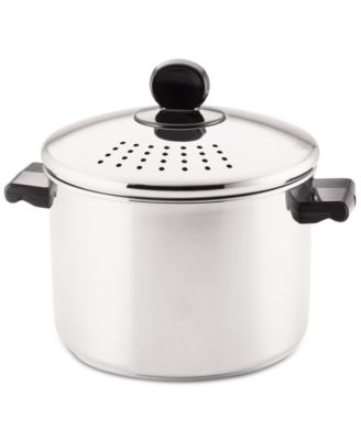 Farberware - Classic Series Stainless Steel 8-Qt. Straining Stockpot & Lid
