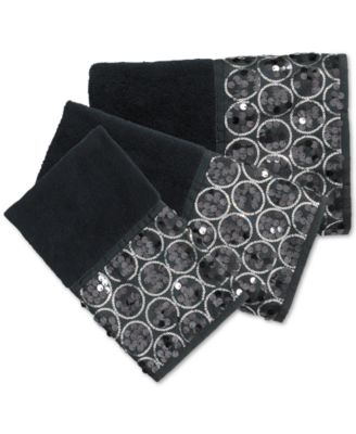 Popular Bath - Sinatra Cotton 3-Pc. Sequin Towel Set