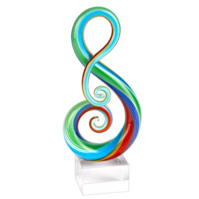 Badash Crystal - Note Centerpiece 11"