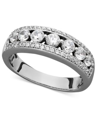Macy's Brand - Certified Diamond Band Ring in 14k White Gold (1 ct. t.w.)