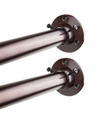 Rod Desyne - 1" Adjustabe Closet Rod 28-48 inch and Socket Set - Bronze