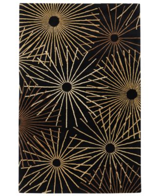 Surya - Forum FM-7090 Black 6' x 9' Area Rug