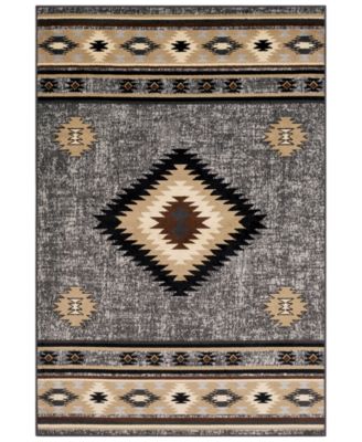 Abbie & Allie Rugs - Paramount PAR-1094 Charcoal 6'7" x 9'6" Area Rug
