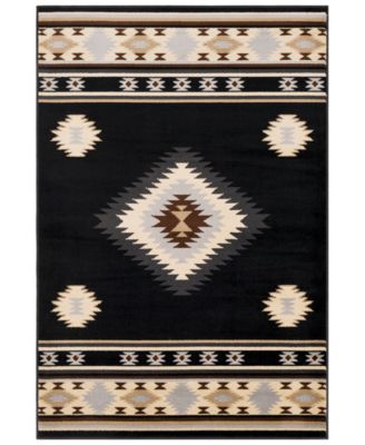 Abbie & Allie Rugs - Paramount PAR-1095 Black 8'10" x 12'9" Area Rug