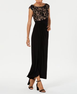 Connected - Petite Embroidered Gown