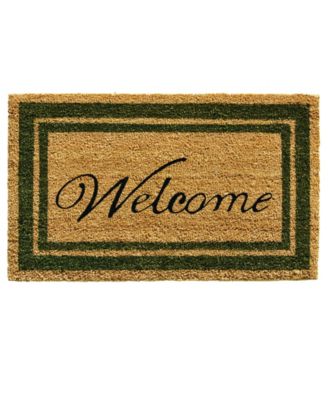 Home & More - Border Welcome 24" x 36" Coir/Vinyl Doormat