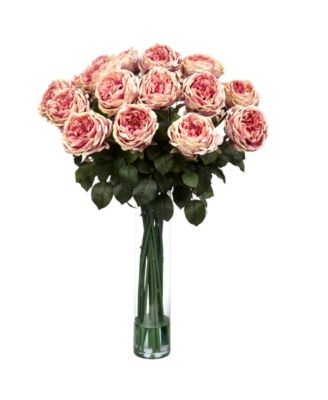Nearly Natural - Fancy Rose Silk Flower Arrangement