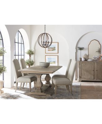Furniture - Rachael Ray Monteverdi Dining , 5-Pc. Set (Table & 4 Upholstered Side Chairs)