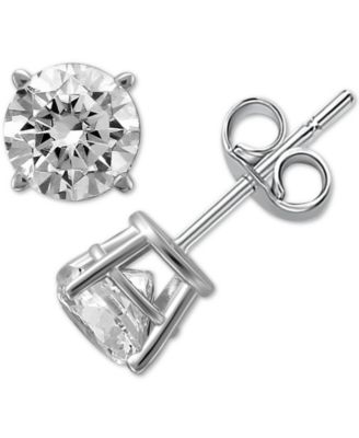 Macy's Brand - Diamond Stud Earrings (1/4 to 1 ct. t.w.) in 14k White or Yellow Gold