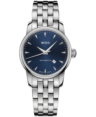 Mido - Women's Swiss Automatic Baroncelli Stainless Steel Bracelet Watch 29mm