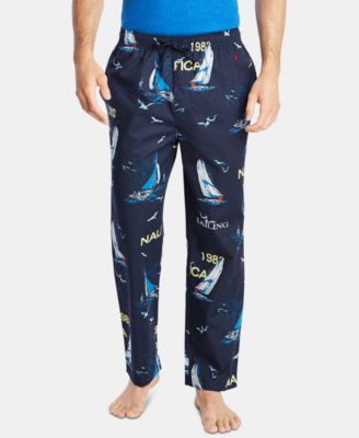 Nautica - Men's Cotton Sailboat-Print Pajama Pants