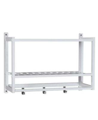 Gallerie Décor - Bamboo Natural Spa Wall Organizer, Quick Ship