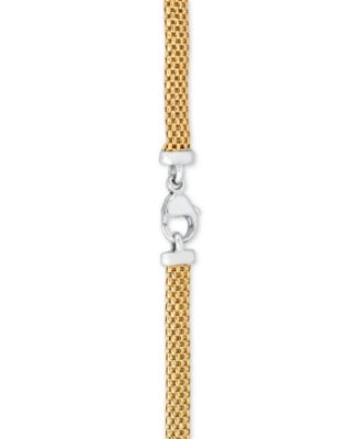 Macy's Brand - Diamond Heart Necklace in 14k Gold Vermeil and Sterling Silver (1/8 ct. t.w.)