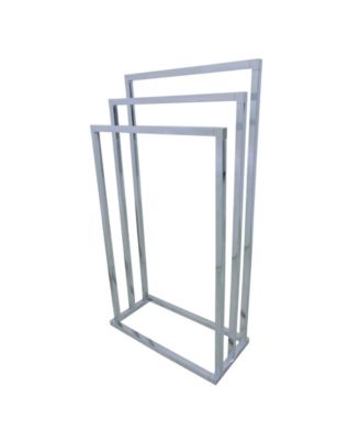 Kingston Brass - 3-Tier Pedestal Towel Rack in Polished Chrome