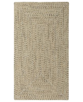 Capel - Area Rug, Indoor/Outdoor Sea Glass Rectangular Braid 0110-600 Shell 8' x 11'
