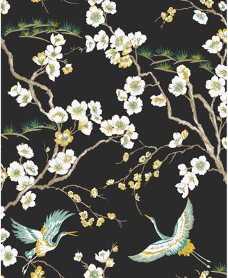 Graham & Brown - Japan Black Wallpaper