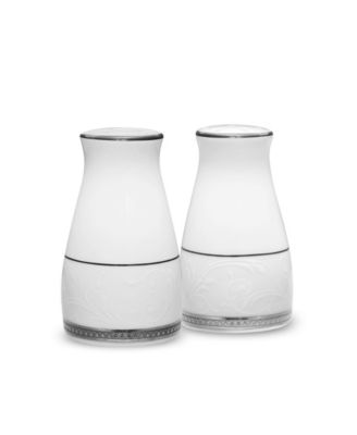 Noritake - Regina Platinum Salt & Pepper, 3-1/4"