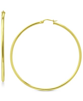 Giani Bernini - Polished Hoop Earrings in 18k Gold-Plated Sterling Silver