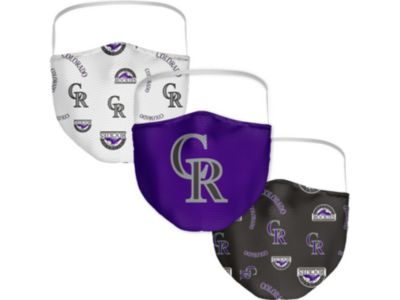 Fanatics - Colorado Rockies 3-Pk. Face Covering