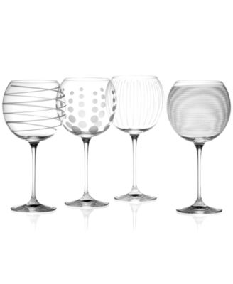 Mikasa - "Clear Cheers" Balloon Goblets, Set Of 4