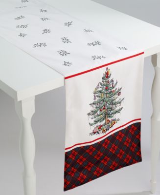 Spode - Christams Tree Tartan Multicolored 90" Runner