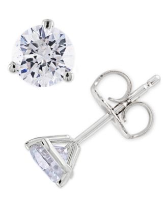 Macy's Brand - Diamond Stud Earrings (1 ct. t.w.) in 14k White Gold
