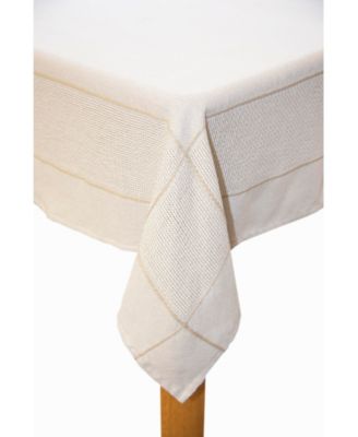 Lintex - Carlisle 60x120 65% Poly 35% Cotton Tablecloth Taupe
