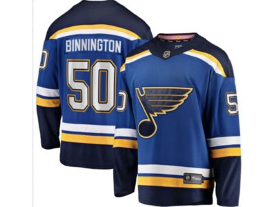 Authentic NHL Apparel - St. Louis Blues Men's Breakaway Player Jersey - Jordan Binnington