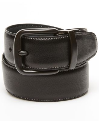 Original Penguin - Men's Grey Day Logo Reversible Belt