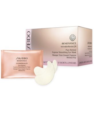Shiseido - Benefiance WrinkleResist24 Pure Retinol Express Smoothing Eye Mask - 12 Pk.