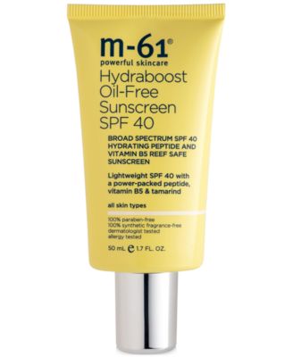m-61 by Bluemercury - Hydraboost Oil-Free Sunscreen SPF 40, 1.7-oz.