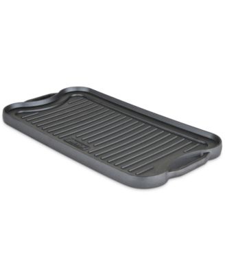 Viking - 20" Pre-Seasoned Cast Iron Reversible Grill/Griddle Pan